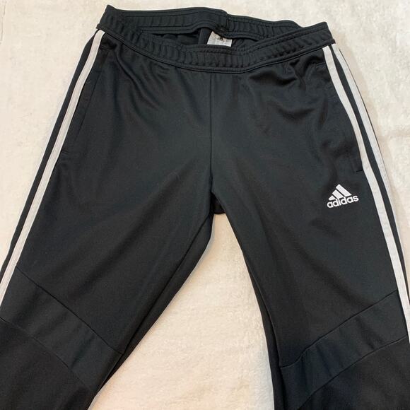 Womens Adidas black and white track pants size small - Picture 1 of 5